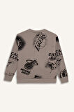 DeFacto Erkek Çocuk NBA Current Teams Bisiklet Yaka Sweatshirt Y4130A624WNGR323