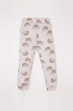 DeFacto Kız Bebek Pijama Takımı Gökkuşağı Baskılı Uzun Kollu Üst Beli Lastikli Uzun Alt D9075A525SPPN144