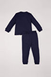 DeFacto Erkek Bebek Pijama Takımı Uzay Baskılı Uzun Kollu Üst Beli Lastikli Uzun Alt D9068A525SPNV256