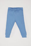 DeFacto Erkek Bebek Pijama Takımı Fitilli Kaşkorse Dinazor Baskılı Uzun Kollu Üst Beli Lastikli Uzun Alt D9071A525SPBE105