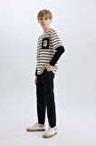 Erkek Çocuk Jogger Fit Jogger Paça Gabardin Pantolon