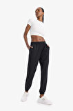DeFactoFit Sporcu Jogger İnce Eşofman Altı Standart Fit Modal Çift Cepli Basic Düz B1794AX25SPBK81