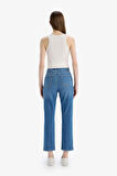 Mary Vintage Straight Fit Yüksek Bel Düz Paça Jean Pantolon