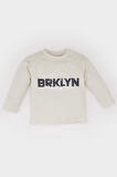 Erkek Bebek Regular Fit Bisiklet Yaka Baskılı Uzun Kollu Tişört