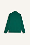 DeFactoFit Oversize Geniş Kalıp Dik Yaka Spor Baskılı Sporcu Sweatshirt D1701AX24AUGN380