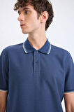 DeFacto Regular Fit Kısa Kollu Waffle Polo Tişört D7932AX25SPIN179