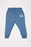 DeFacto Erkek Bebek 2'li Takım Baskılı Sweatshirt Beli Lastikli Eşofman Altı D7922A525SPBE88