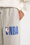 DeFactoFit Jogger Eşofman Altı NBA Beli Paçası Lastikli Bağcıklı Cepli Uzun Boy W5814AZ24AUGR210