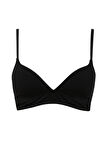Defacto X9027 Siyah Pamuklu Comfort Pedli Bra-Fall in Love