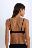 Defacto X9027 Siyah Pamuklu Comfort Pedli Bra-Fall in Love