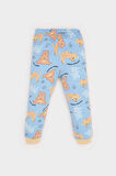 Erkek Bebek Pijama Takımı Hayvan Desenli Uzun Kollu Üst Beli Lastikli Uzun Alt