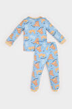 DeFacto Erkek Bebek Pijama Takımı Hayvan Desenli Uzun Kollu Üst Beli Lastikli Uzun Alt E6935A525SPBE316