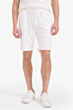 Erkek Regular Fit Basic Düz Bermuda Şort