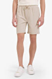Erkek Regular Fit Basic Düz Bermuda Şort