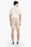Erkek Regular Fit Basic Düz Bermuda Şort