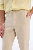 DeFacto Yazlık Beli Lastikli Jogger Pantolon Slim Fit Dar Kesim Düz Paça Pamuklu Cepli D2671AX25SMBG74