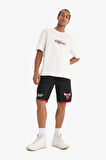 DeFactoFit NBA Chicago Bulls Oversize Geniş Kalıp Bisiklet Yaka Kısa Kollu Tişört E0071AX25SPER105