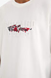 DeFactoFit NBA Chicago Bulls Oversize Geniş Kalıp Bisiklet Yaka Kısa Kollu Tişört E0071AX25SPER105