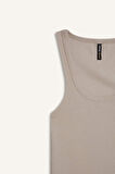 DeFacto Slim Fit Dar Kesim Basic Düz Yuvarlak Yaka Fitilli Kaşkorse Atlet E5539AX25SMBG130