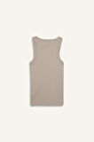 DeFacto Slim Fit Dar Kesim Basic Düz Yuvarlak Yaka Fitilli Kaşkorse Atlet E5539AX25SMBG130