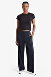 DeFactoFit Straight Fit Geniş Paça Standart Boy Sporcu Pantolon