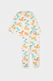 DeFacto Erkek Bebek Pijama Takımı Desenli Uzun Kollu Üst Beli Lastikli Uzun Alt E6940A525SPER98