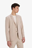 DeFacto Slim Fit Dar Kesim Yarım Astar Blazer Ceket E3447AX25SMBG193