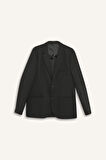 DeFacto Slim Fit Dar Kesim Yarım Astar Blazer Ceket E3447AX25SMBK27