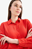 DeFacto Regular Fit Basic Düz Uzun Kollu Tesettür Gömlek Tunik Z3538AZ25SPRD65