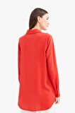 DeFacto Regular Fit Basic Düz Uzun Kollu Tesettür Gömlek Tunik Z3538AZ25SPRD65