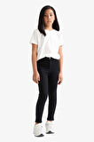 Kız Çocuk Okula Dönüş Skinny Fit Dar Paça Jean Pantolon