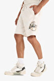 DeFactoFit NBA Los Angeles Lakers Standart Fit Kısa Paça Şort E0368AX25SPBG662