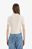 Slim Fit Dar Kesim Polo Yaka Triko Kazak