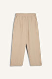 Esnek Belli Basic Düz Harem Pantolon