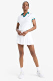 DeFactoFit Standart Fit Pileli İçi Taytlı Mini Tenis Eteği D9317AX25SPWT34