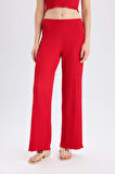 Wide Leg Geniş Paça Bürümcük Pantolon