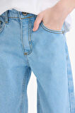 Erkek Çocuk Straight Fit Düz Paça Jean Pantolon