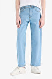 Erkek Çocuk Straight Fit Düz Paça Jean Pantolon