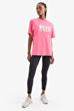 DeFactoFit NBA Wordmark Oversize Geniş Kalıp Bisiklet Yaka Kısa Kollu Tişört A1711AX25SMPN239