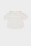 DeFacto Kız Bebek Dantel Yaka Flamlı Poplin Kısa Kollu Gömlek E8379A525SMWT32