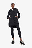 Defactofit Su Geçirmez Softshell Slim Fit Dar Kesim Kapüşonlu Fermuarlı Cepli Parka