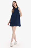 Fashion Fit Yumuşak Jean Elbise