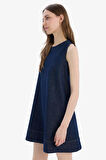 Fashion Fit Yumuşak Jean Elbise