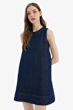 Fashion Fit Yumuşak Jean Elbise
