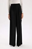 DeFacto Pantolon Wide Leg Uzun Boy Cepli Yüksek Bel Geniş Bol Paça E2799AX24WNBK81