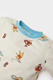 DeFacto Erkek Bebek Pijama Takımı Disney Winnie The Pooh Penye Uzun Kollu Üst Beli Lastikli Uzun Alt E0755A525SPER233