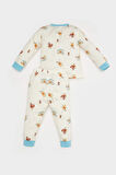 DeFacto Erkek Bebek Pijama Takımı Disney Winnie The Pooh Penye Uzun Kollu Üst Beli Lastikli Uzun Alt E0755A525SPER233