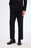 DeFacto Yazlık Kumaş Pileli Pantolon Tailored Regular Fit Normal Kesim Basic Düz Cepli Düz Paça A7273AX25SPBK27