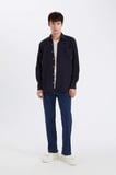 DeFacto %100 Pamuk Regular Fit Basic Düz Uzun Kollu Gömlek D7079AX25SPNV82
