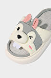 DeFacto Kadın Tavşan Figürlü Düz Taban Ev Terliği E2281AX24WNKR1